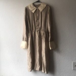 Frank white vintage dress size M
